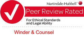 Winder and Counsel Recognized by Martindale-Hubbell for Ethical Standards and Legal Ability
